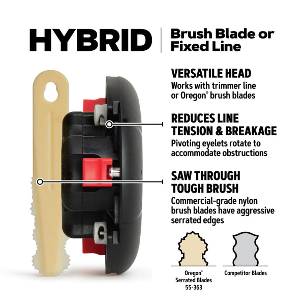 Oregon 55-362 TRIMMER HEAD, HYBRID