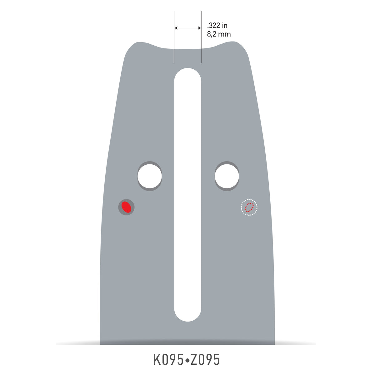 Oregon 208PXBK095 20" AdvanceCut Guide Bar, .325"