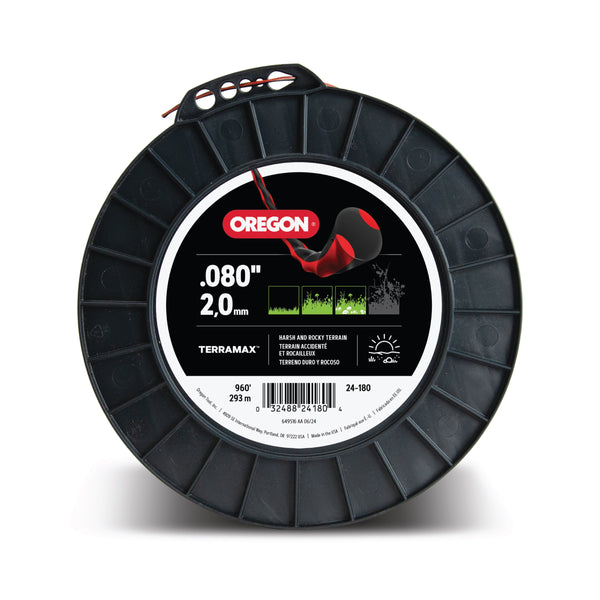 Oregon 24-180 Terramax, .080 Oval Twist 3 lb Spool