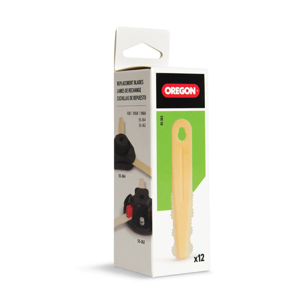 Oregon 55-363 Trimmer Brush Blades - Pack of 12