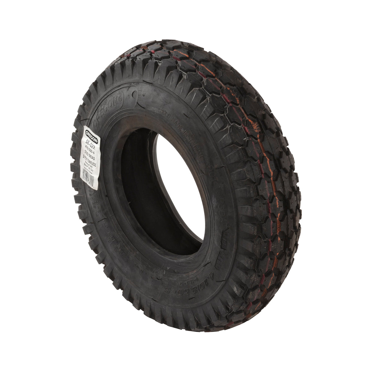 Oregon 58-022 Tire - 410 / 350-6 Stud 2-Ply