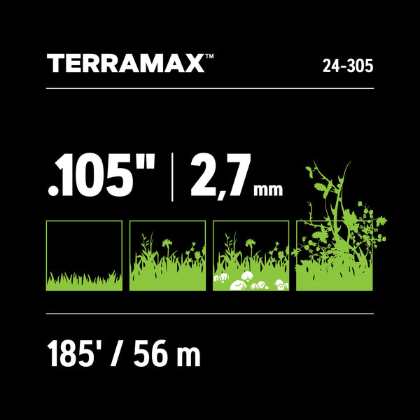 Oregon 24-305 Terramax .105 Oval Twist 1 lb Donut
