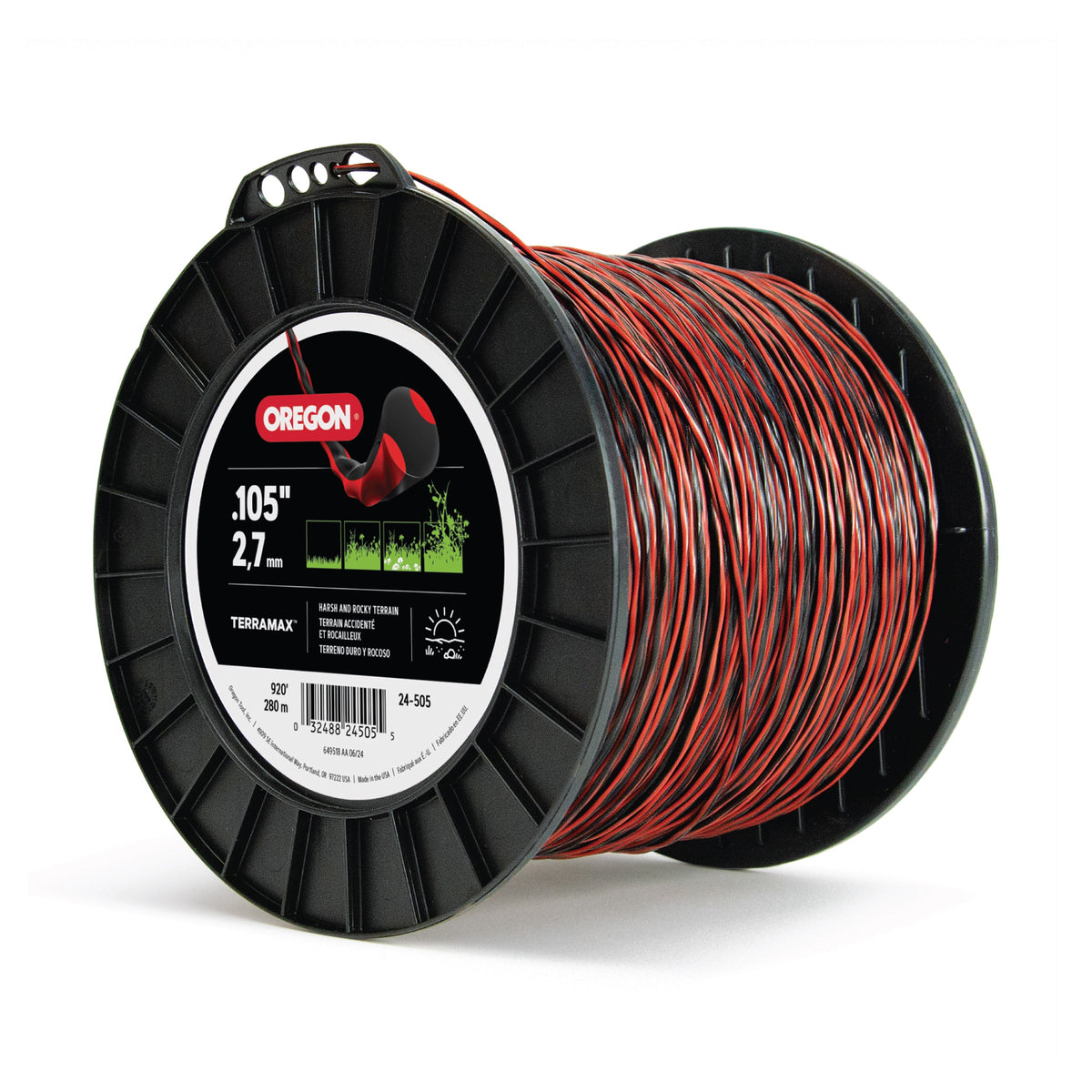 Oregon 24-505 Terramax .105 Oval Twist 5 lb Spool