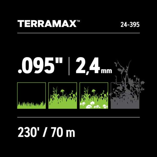 Oregon 24-395 Terramax .095 Oval Twist 1lb Donut
