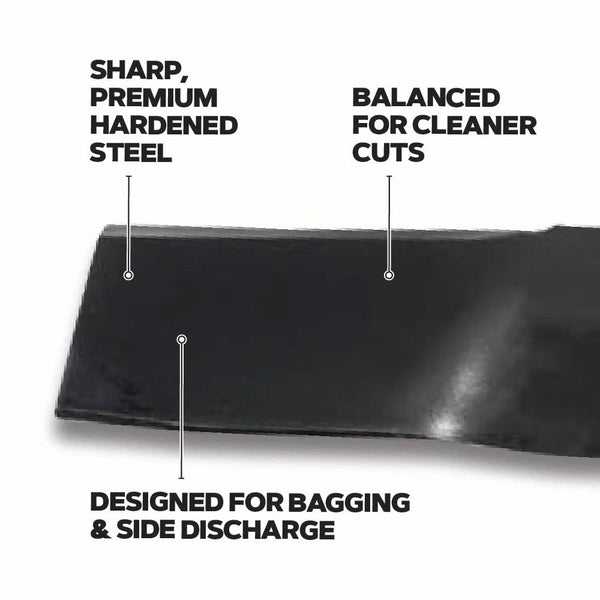 Oregon 94-651 Mower Blade, 16" Compatible w/ GY22621 John Deere