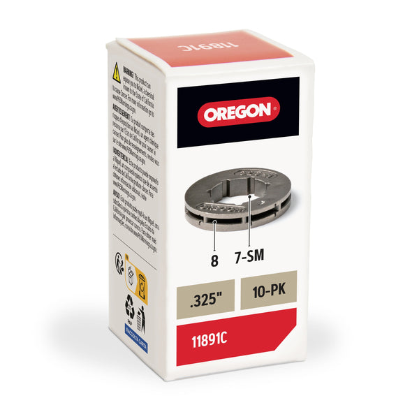 Oregon 11891C 8-Tooth Rim Sprocket (.325" Pitch, Small 7-Spline)