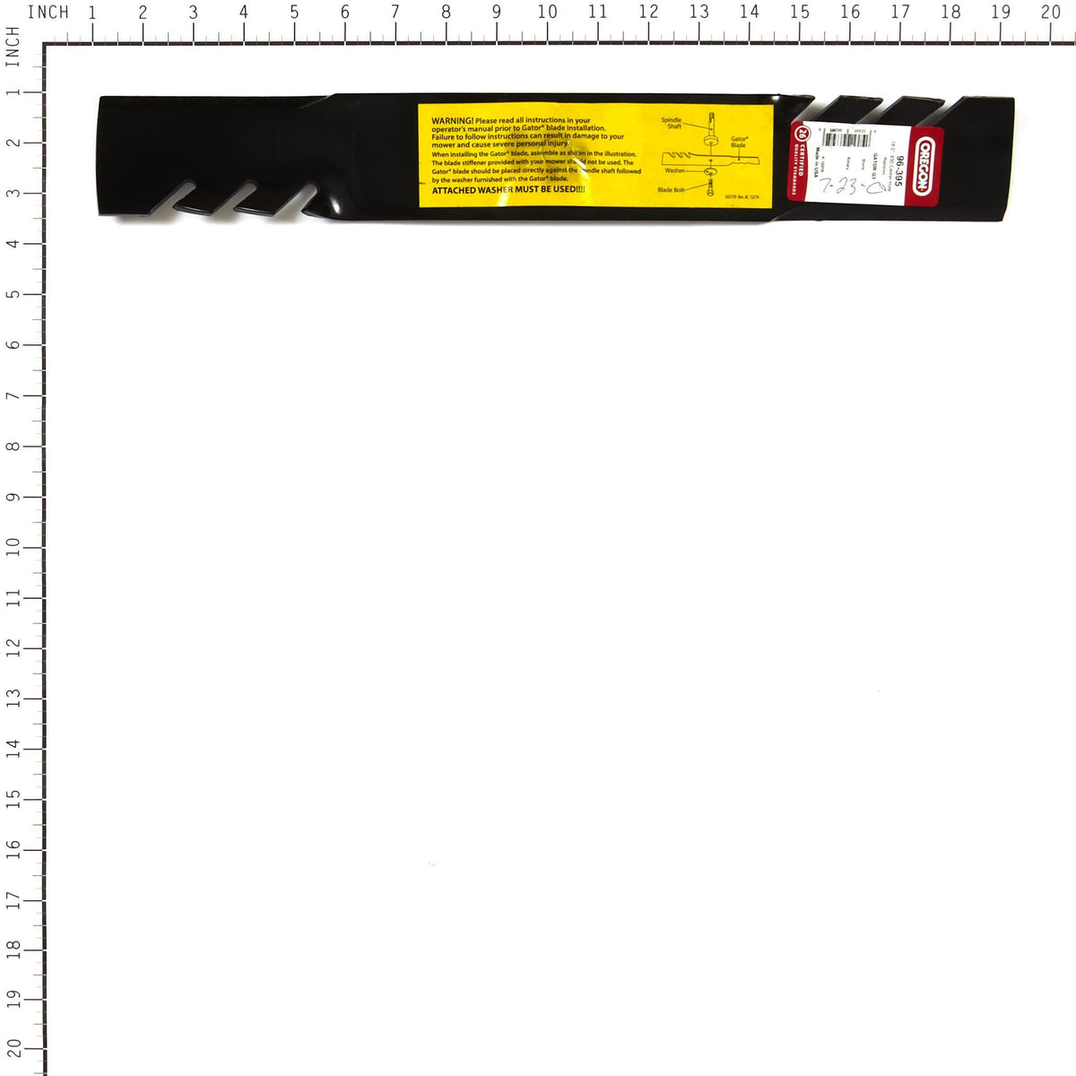 Oregon 96-395 Gator G3 Mower Blade, 18" Compatible w/ Toro