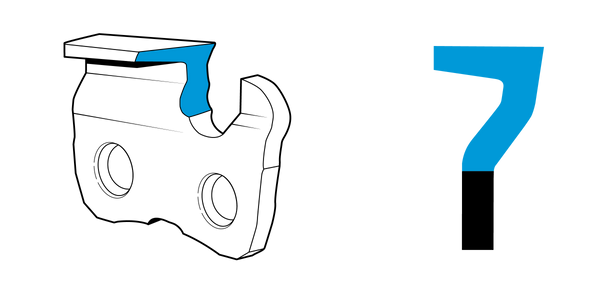 Oregon 73JGX068G Powercut Saw Chain, 3/8" Skip