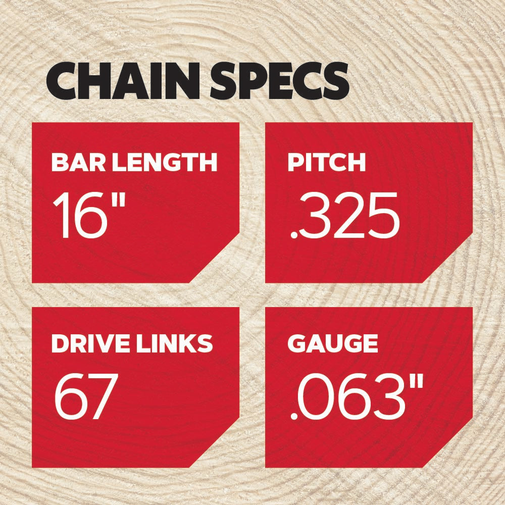 Oregon 22LGX067G PowerCut Saw Chain, .325"