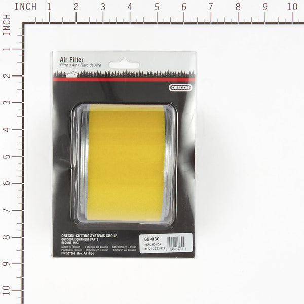 Oregon 69-030 Air Filter Blister Pack