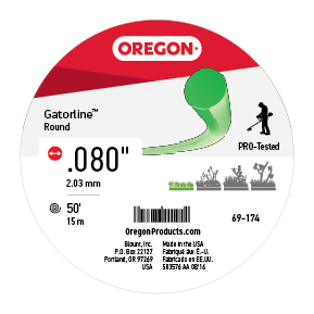 Oregon 69-174 GATORLINE,ROUND .080 50FT DONU
