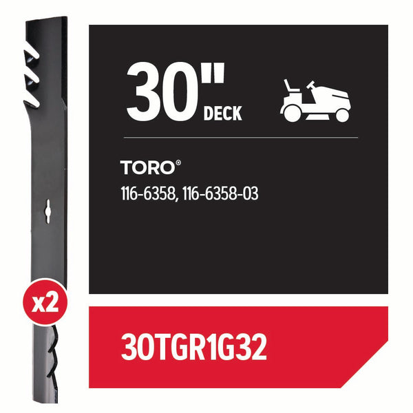 Oregon 94-650 Mower Blades, 15" Set of 2 Compatible with Toro and Exmark