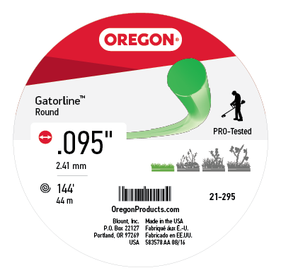 Oregon 21-295 Gatorline, Round .095, 1/2 lb