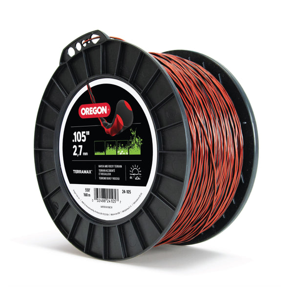 Oregon 24-105 Terramax, .105 Oval Twist 3 lb Spool