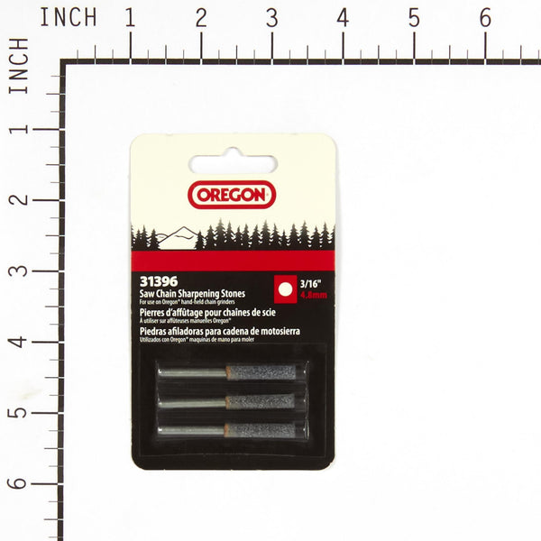 Oregon 31396 Sharpening Stones, 3/16" 3 Count