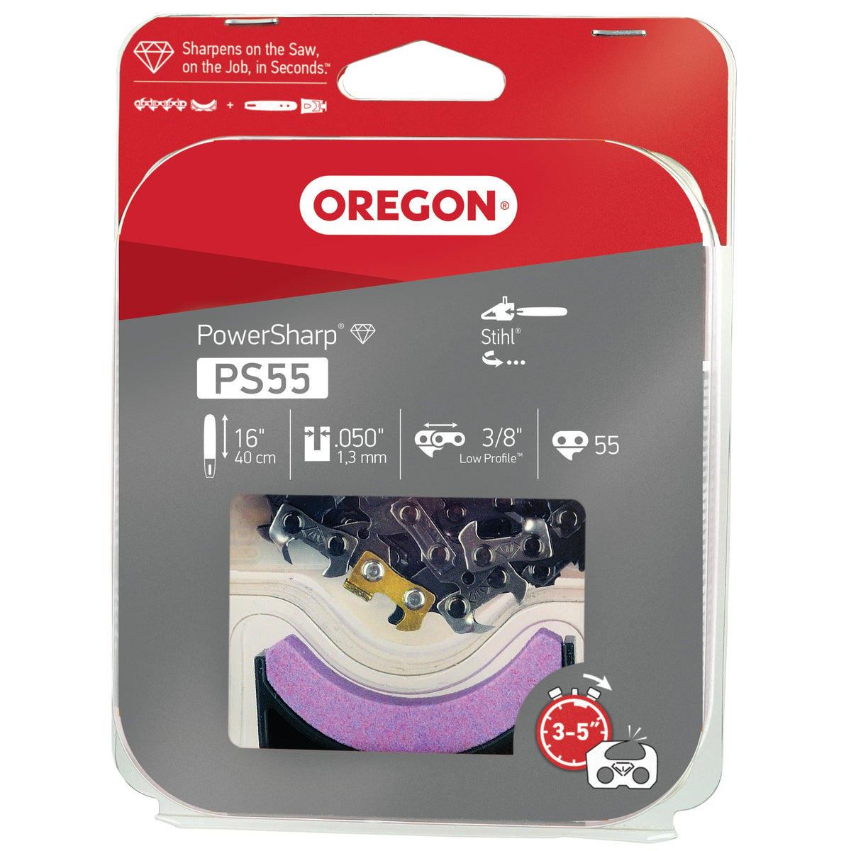 Oregon PS55 PowerSharp CHAIN AND STONE  3/