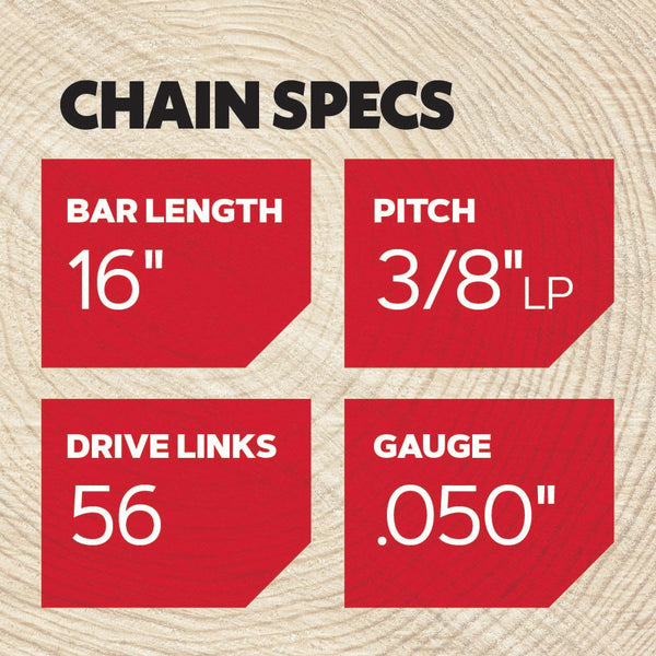 Oregon 91PX056G Advancecut Saw Chain,  3/8"  LOW