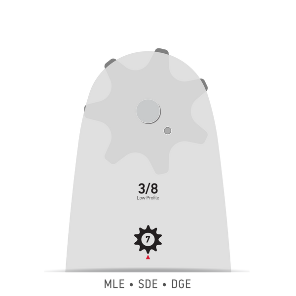 Oregon 104MLEA318 10" Single Rivet Guide Bar, 90 Series