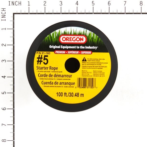 Oregon 31-150 STARTER ROPE NO. 5 100FT PREMI