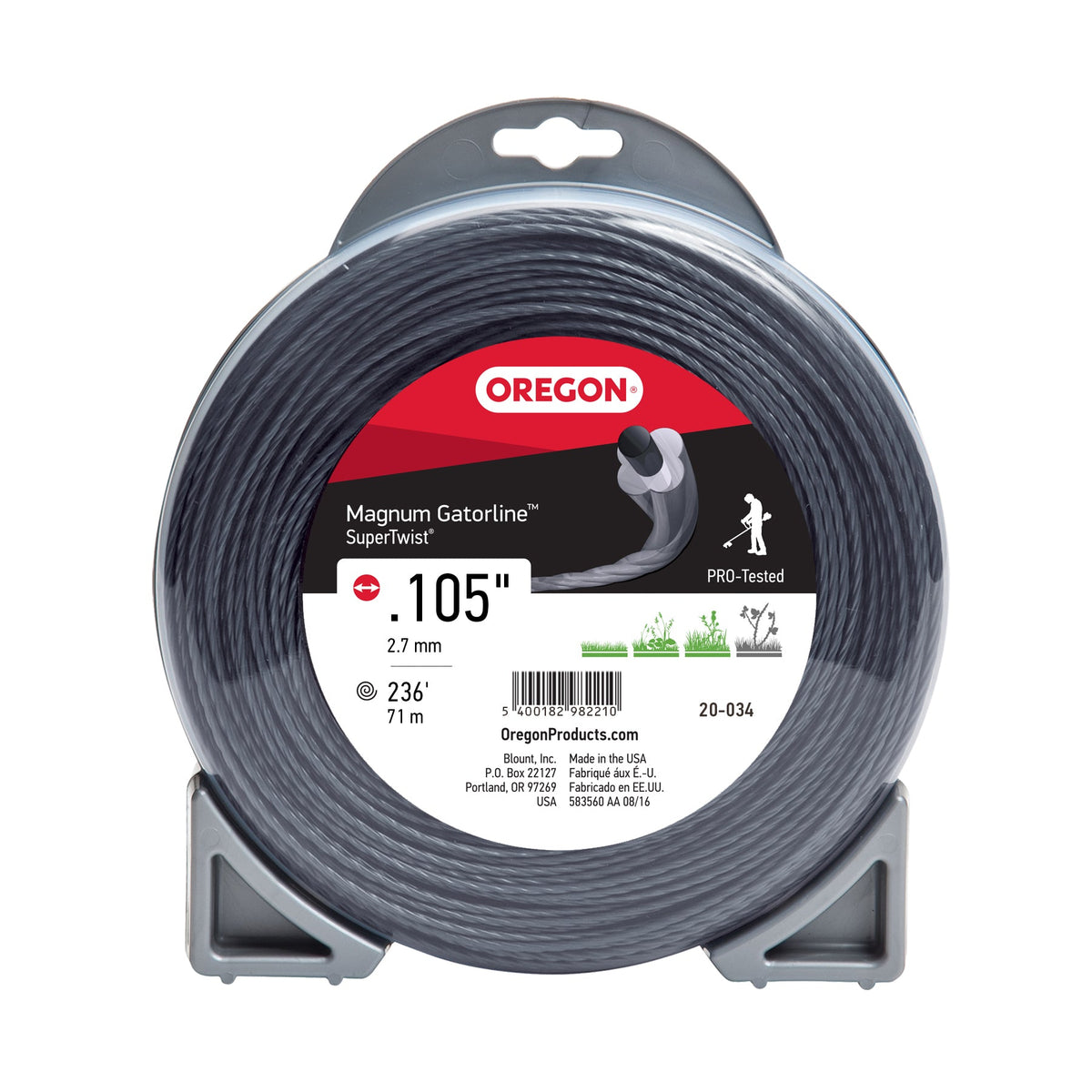 Oregon 20-034 GATORLINE,MAGNUM SUPERTWIST .1