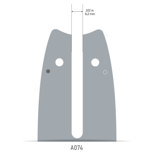 Oregon 163PXBA074 16" AdvanceCut Guide Bar, .325"