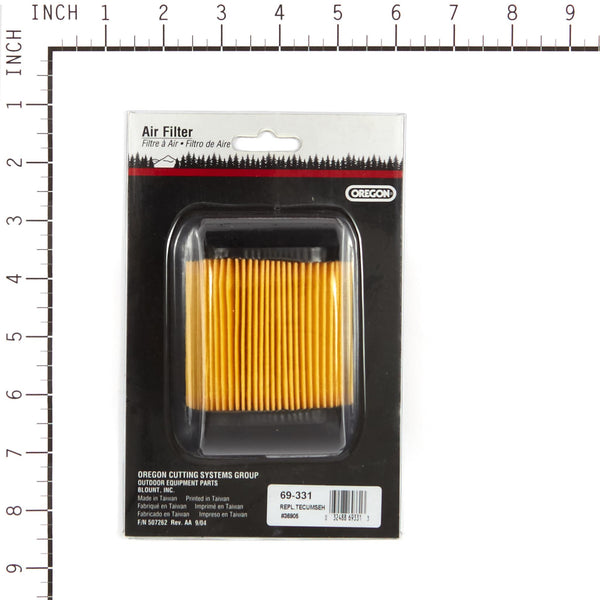 Oregon 69-331 Air Filter Blister Pack