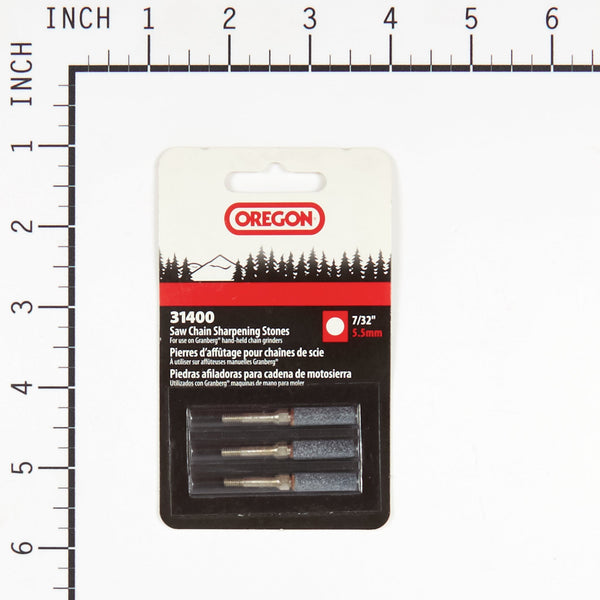 Oregon 31400 7/32" Sharpening Stones, 3 Count