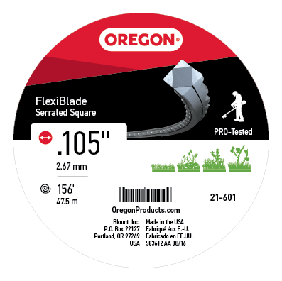 Oregon 21-601 FlexiBlade, Serrated .105 X 156'