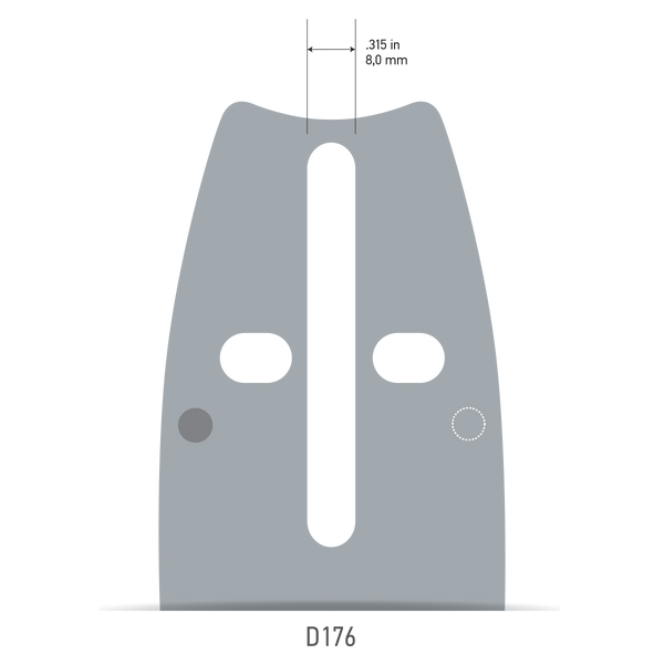 Oregon 160SFHD176 16" AdvanceCut Guide Bar, 3/8"