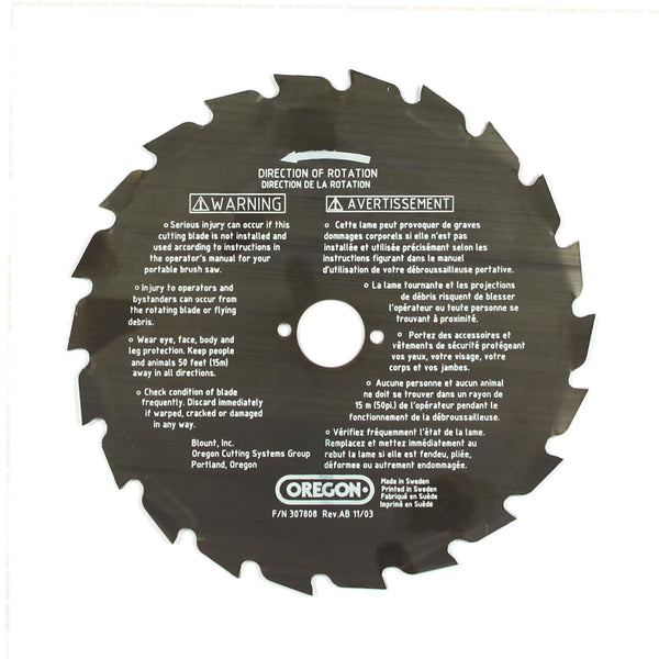 Oregon 41-935 Brush Cutter Blade, 8" 22 Teeth Compatible with Maxi Series.