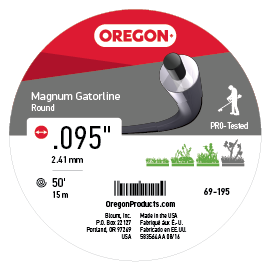 Oregon 69-195 GATORLINE,MAGNUM ROUND .095 50