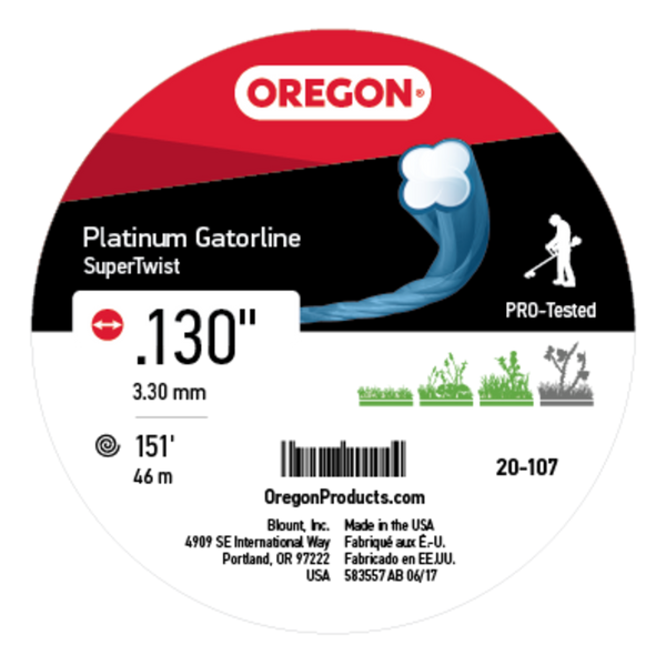 Oregon 20-107 GATORLINE,PLATINUM .130 1lb DO