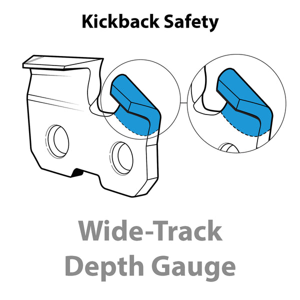 Oregon 72V072CK Advancecut Saw Chain,  3/8"