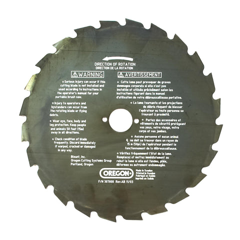 Oregon 41-937 Brush Cutter Blade, 9" 24 Teeth Compatible w/ Maxi Series