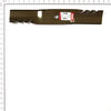 Oregon 596-306 Gator G5 Mower Blade, 18-11/16" Compatible w/ John Deere