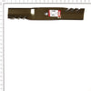 Oregon 596-306 Gator G5 Mower Blade, 18-11/16" Compatible with John Deere