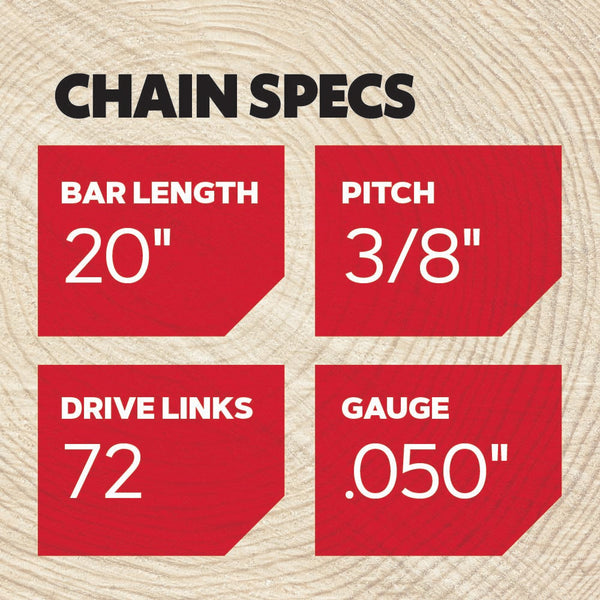 Oregon 72EXJ072G PowerCut Saw Chain, 3/8, SKIP