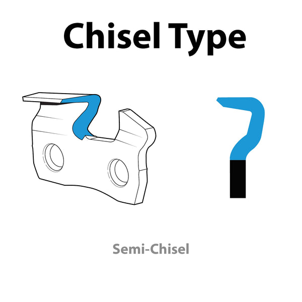Oregon 91VXL045G VersaCut Saw Chain, 3/8 LOW P