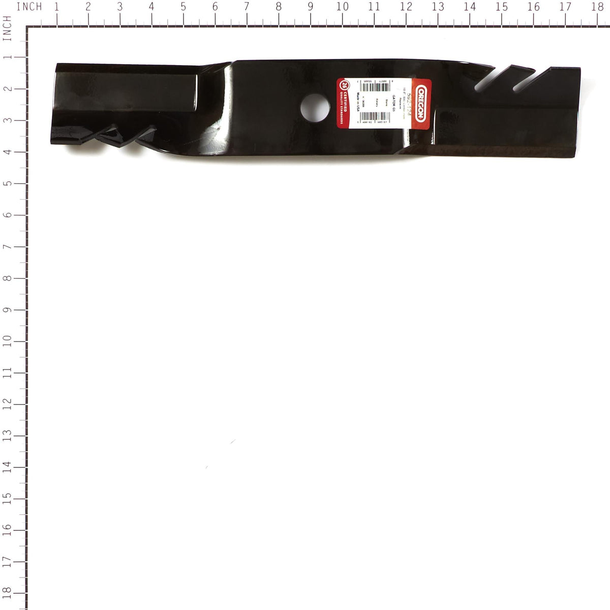 Oregon 592-124 Gator G5 Mower Blade, 16-5/8" Compatible w/ Kubota