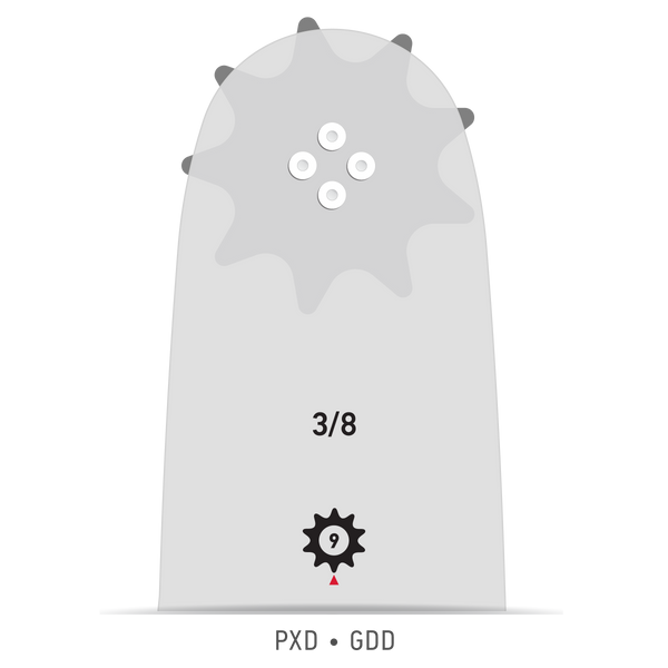 Oregon 200PXDD176 20" Advancecut Guide Bar, .3/8"