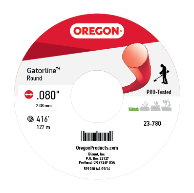 Oregon 23-780 Trimmer Line: Round Gatorline