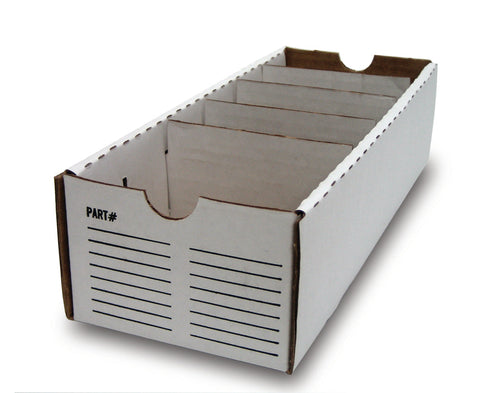 Oregon F00-230 50Pc Cardboard Parts Box, 4" X 12"