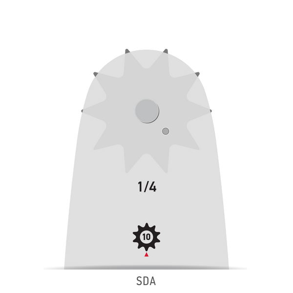 Oregon 140SDAA041 14" Single Rivet Guide Bar