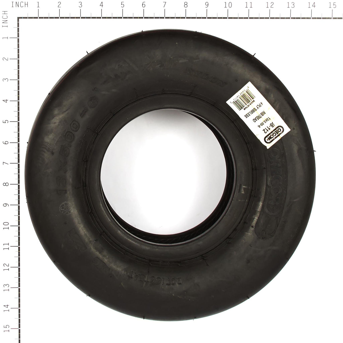Oregon 58-112 OREGON TIRE,13X500-6 RIB 4 PLY