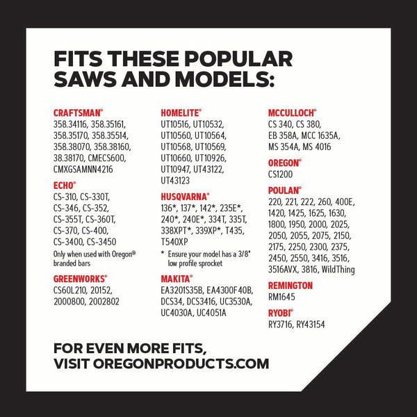Oregon 91PX056G Advancecut Saw Chain,  3/8"  LOW