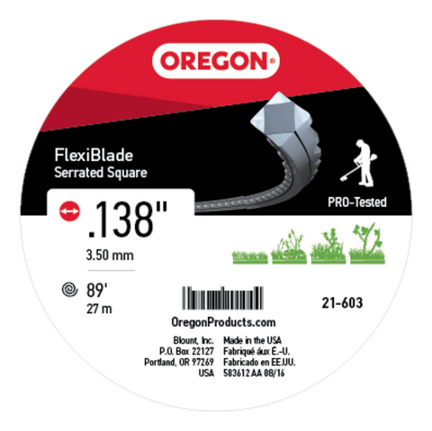 Oregon 21-603 FlexiBlade, Serrated .138 X 89'