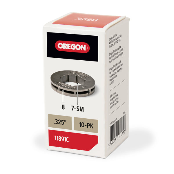 Oregon 11891C 8 Tooth Rim - 325 Pitch, Small 7 Spline