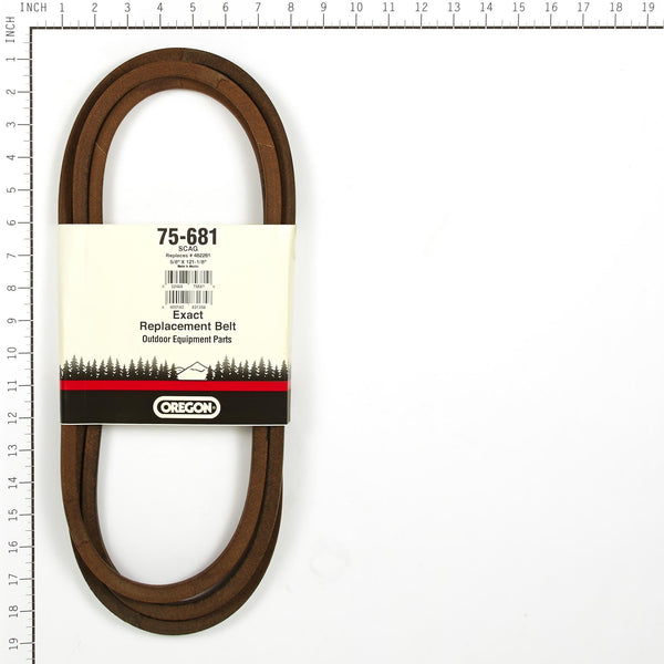 Oregon 75-681 Drive Belt, Compatible with Scag 482281