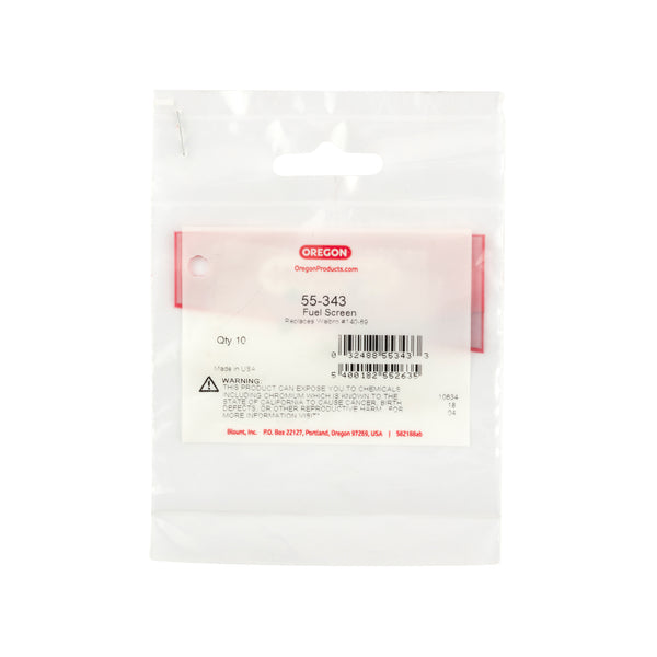 Oregon 55-343 Fuel Screen