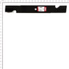 Oregon 94-055 Mower Blade, 20-1/2" Compatible with Toro 105-7718-03